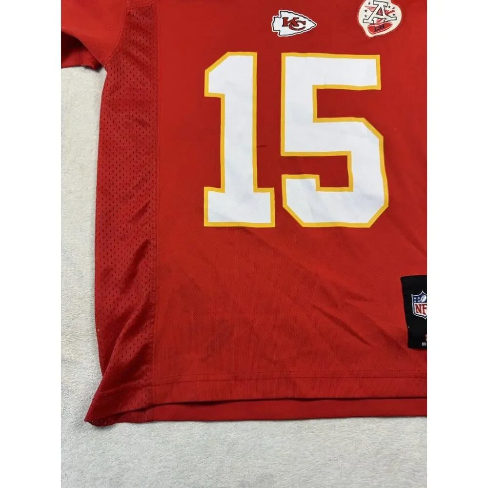 Patrick Mahomes Kansas City Chiefs Youth M 10/12 #15 Red NFL Jersey